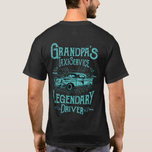 T-shirt Service du taxi du grand-papa - cru