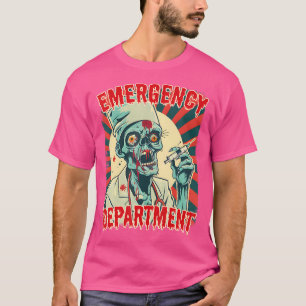 T-shirt Service d'urgence Halloween Infirmière Médecine Mé