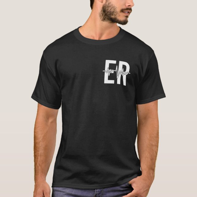 T-shirt Service d'urgence Urgence infirmière avant (Devant)
