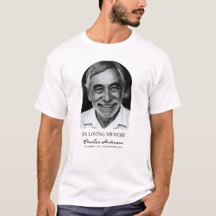 T-shirt Service funèbre ou mémorial de photo d'architectur