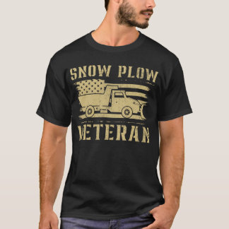T-shirt Service hivernal chasse-neige Vétéran retraité drô