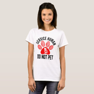 T-shirt Service Humain Ne Caresse Pas