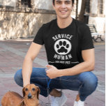 T-shirt Service humain ne pas animaux de compagnie<br><div class="desc">Cette conception peut être personnalisée dans la zone fournie en modifiant la photo et/ou le texte. Vous pouvez également le customiser en cliquant sur Personnaliser ce Modèle, puis en choisissant l'option cliquer pour customiser et supprimer ou modifier la couleur de l'arrière - plan, ajouter du texte, modifier la couleur ou...</div>