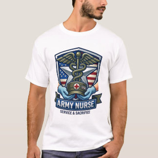T-shirt Service infirmier de l'armée et sacrifice