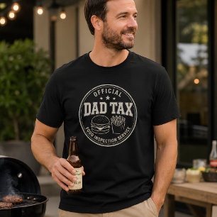 T-shirt Service officiel d'inspection de la taxe papa