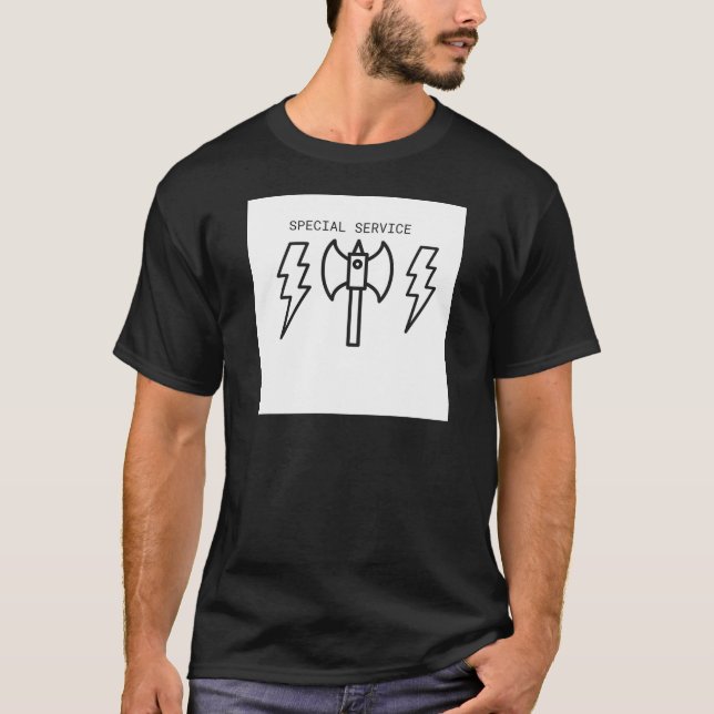 T-shirt Service spécial (Devant)