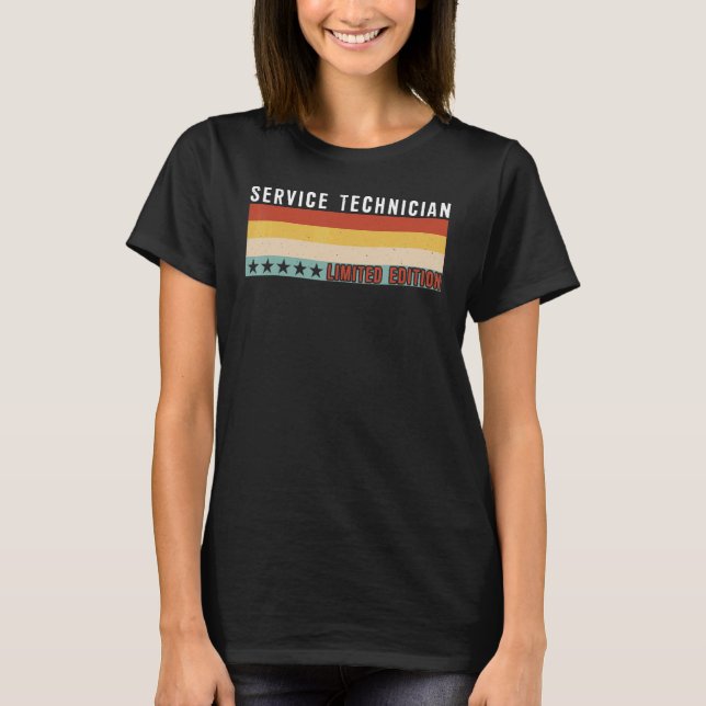 T-shirt Service Technician Job Title Application Professio (Devant)