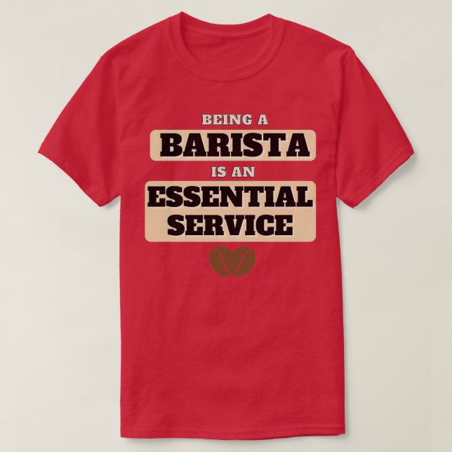 T-shirt Services Barista (Design devant)