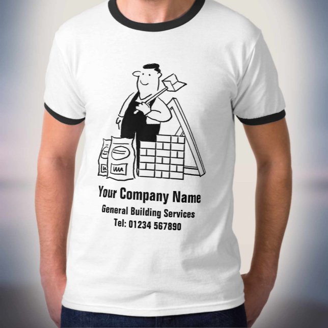 T-shirt Services de construction et de bâtiment (Créateur téléchargé)