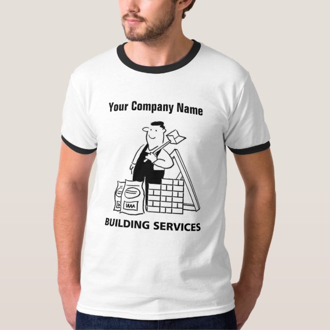 T-Shirt Services de construction ou de constructeu (Devant)