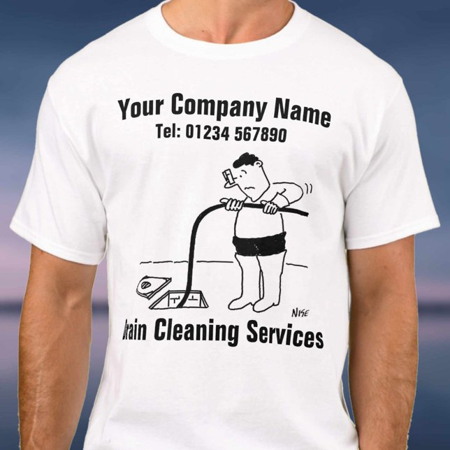 T-shirt Services de nettoyage de drainage (Créateur téléchargé)