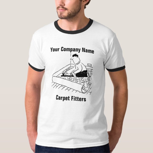 T-shirt Services de pose de tapis (Devant)