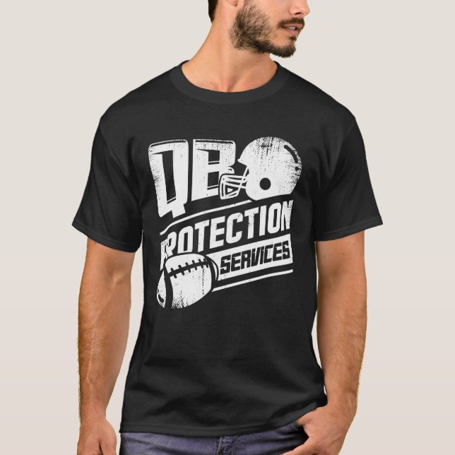 T-shirt Services de protection de QB Officiel Officiel de  (Devant)