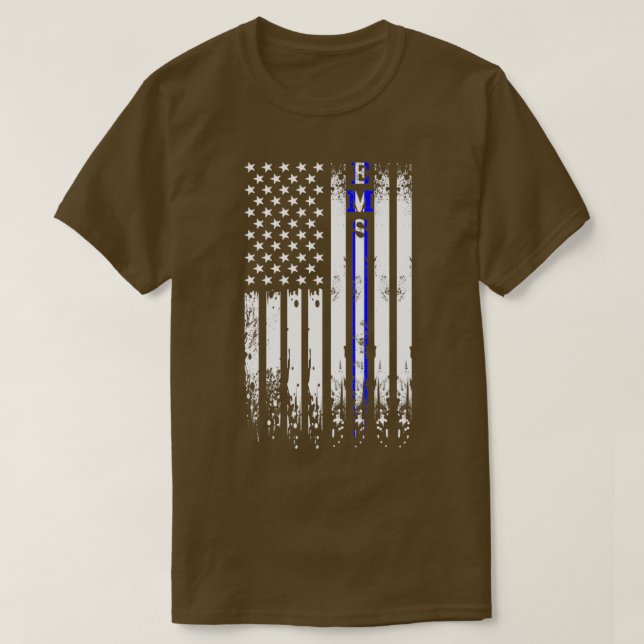 T-shirt Services Médicales d'urgence Ambulance EMS 5 (Design devant)