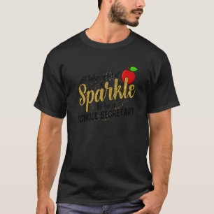 T-shirt Servir D'École Secrétaire D'École De Jour