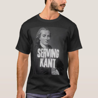 T-shirt Servir la blague de philosophie Kant