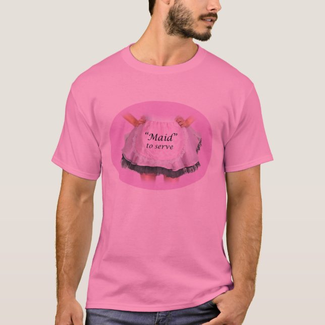 T-shirt Servir une femme de ménage (Devant)