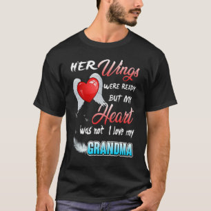 T-shirt Ses Ailes Étaient Prêtes Mais Mon Coeur N'Était Pa