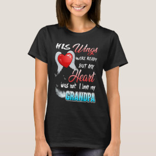 T-shirt Ses Ailes Étaient Prêts Mais Mon Coeur N'Était Pas