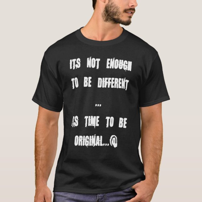 T-shirt ses pas asse'à être différents… son temps à b… (Devant)