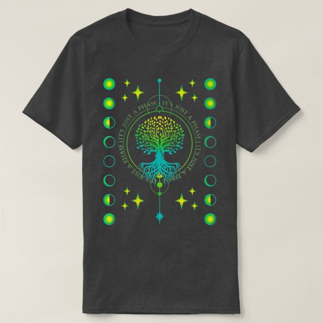 T-shirt Ses Phases Juste Lune Total Solars Éclipse Astrono (Design devant)