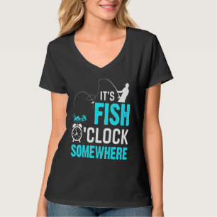 T-shirt Ses Poissons Pêche Pêche Nature Extérieure