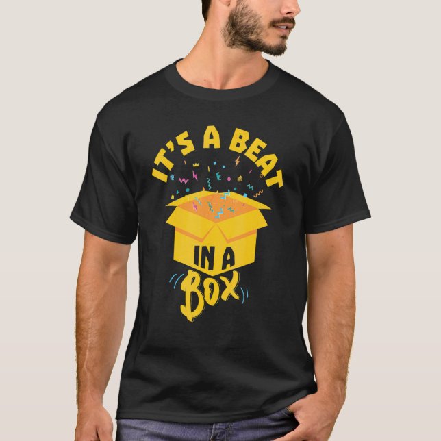 T-shirt Ses rappeurs dans une boîte rythmée (Devant)