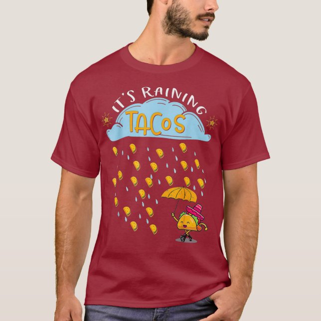 T-shirt Ses Tacos De Pluie Cinco De Mayo (Devant)