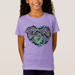 T-Shirt Sésame Sésame Comte von Count Doodle Heart