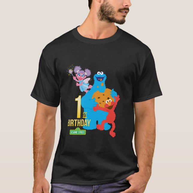 T-shirt Sesame Street 1er anniversaire (Devant)