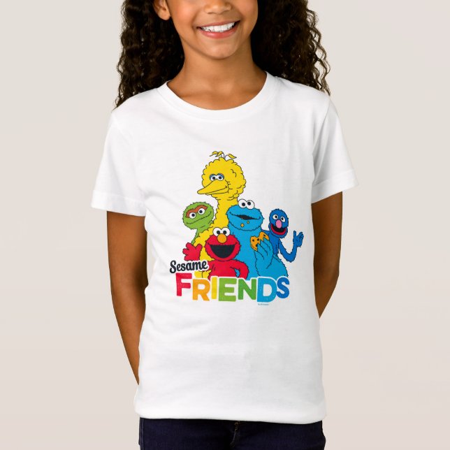 T-Shirt Sesame Street | Amis de Sesame (Devant)