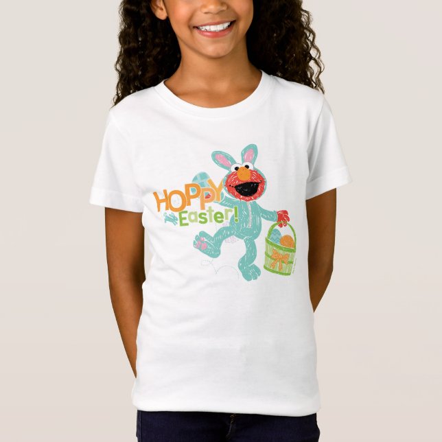 T-Shirt Sesame Street - Elmo | Pâques joyeux (Devant)