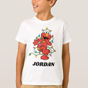 T-shirt Sesame Street   Les lumières de Noël d'Elmo