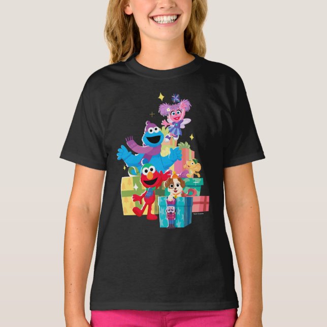 T-shirt Sesame Street Pals and Presents (Devant)