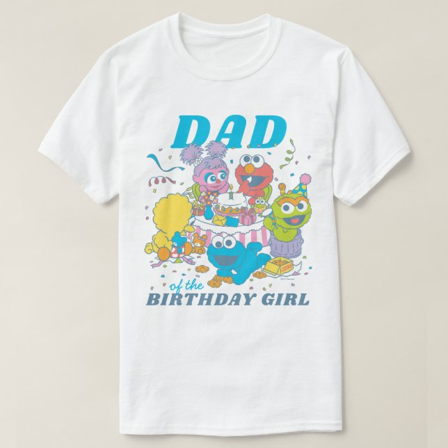 T-shirt Sesame Street | Premier Anniversaire de Bébé - Pap (Design devant)