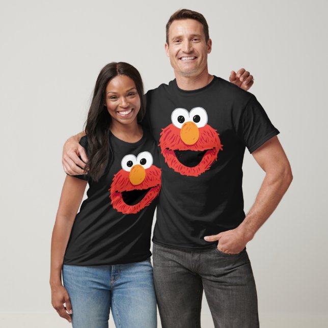 T-shirt Sesame Street | Visage d'Elmo (Unisexe)