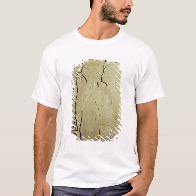 T-shirt Sesostris I embrassé par Dieu Ptah (Devant)