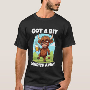 T-shirt S'est un peu emballé argot écossais ivre Highland