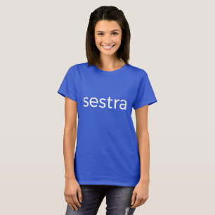 T-shirt sestra de l'émission télé orphane Noir