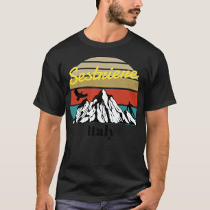 T-shirt Sestriere ski Italie 1