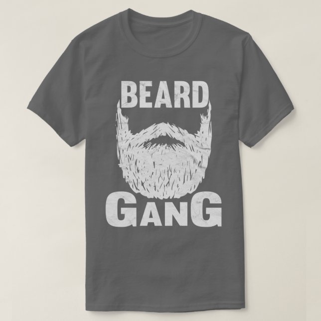 T-shirt Set Cadeau Beard Gang Beard Pour Hommes (Design devant)