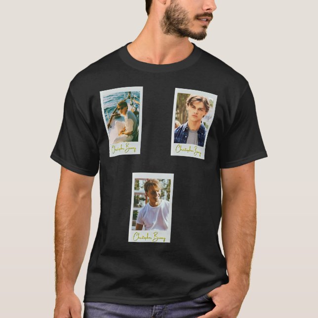 T-shirt Set d'autocollants Christopher Briney /  (Devant)