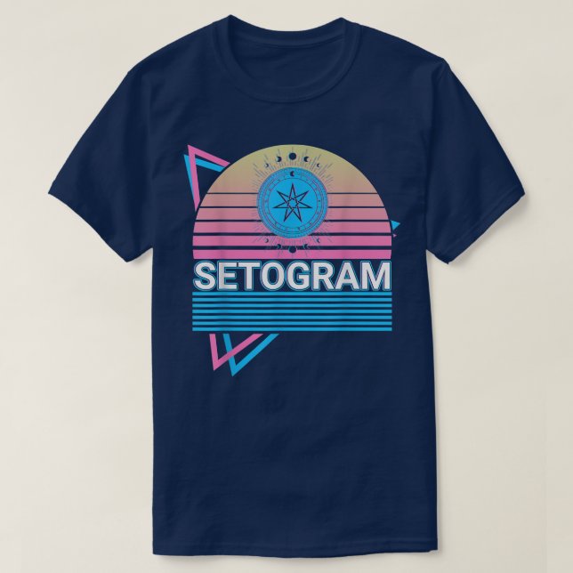 T-shirt Setogram Fairy Star Wicca Wiccan Magick Witchcraft (Design devant)