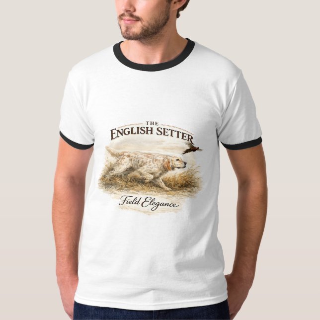 T-shirt Setter anglais  (Devant)