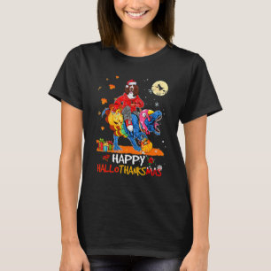 T-shirt Setter anglais Happy Hallothanksmas Halloween Than