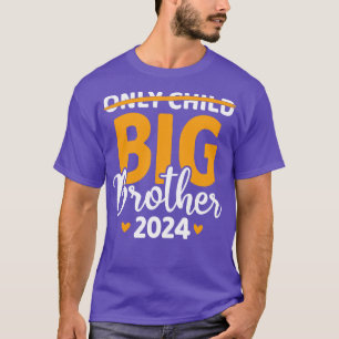 T-shirt Seul enfant expire grand frère 2024 grossesse anno