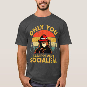 T-shirt Seul Le Socialisme Peut Empêcher Le Camping Des Ou