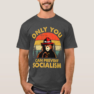T-shirt Seul Le Socialisme Peut Empêcher Le Camping Des Ou