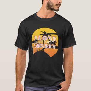 T-shirt Seul Mais Pas Seul Rétro Vintage Anti-Social Int