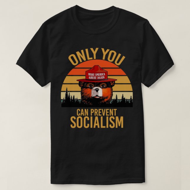 T-shirt seul on peut empêcher le socialisme (Design devant)